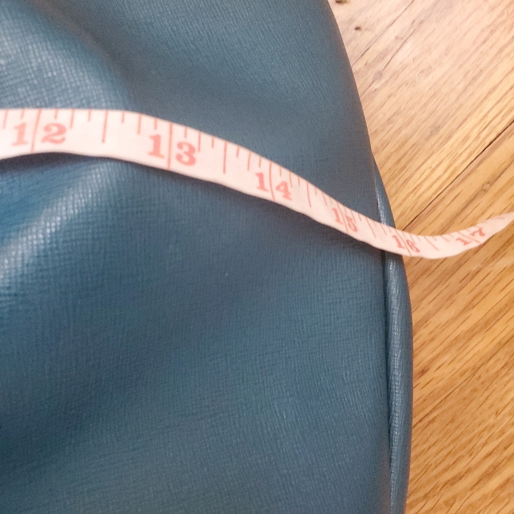 Dooney & Bourke Teal Flyn Leather Tote Shoulder Bag - Picture 3 of 16